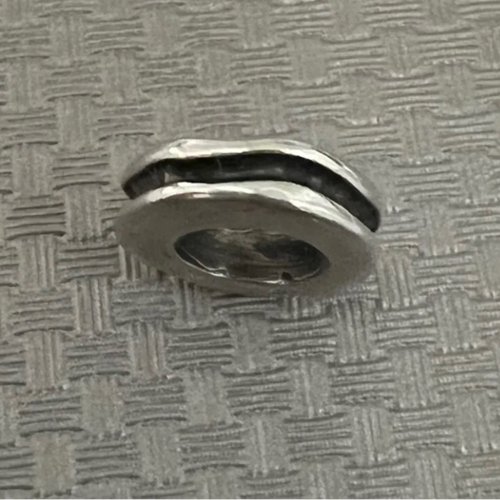 PANDORA Sterling Silver Wavy Spacer. Retired